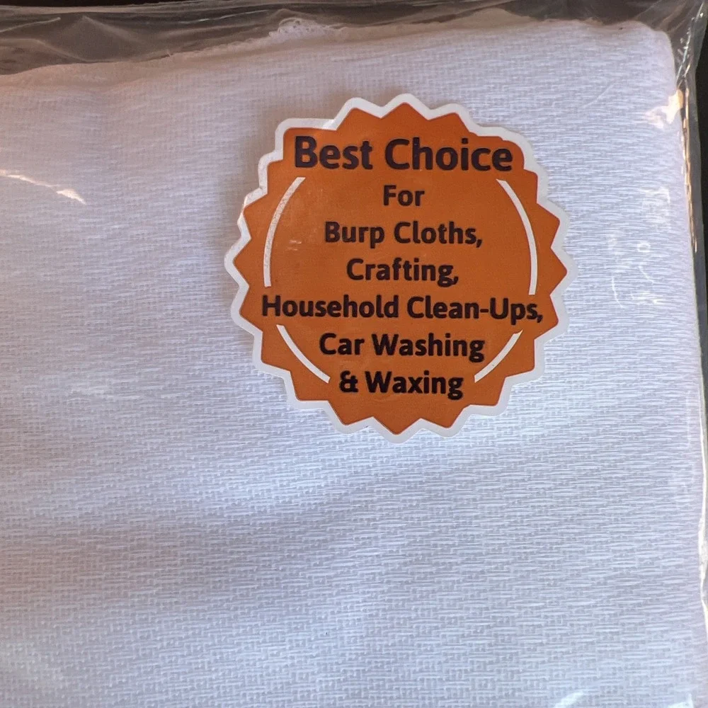 Gerber Flat Birdseye Cloth Diapers x2 Packs Of 10 XL Burp Cloths 24